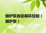 锅炉泵自动循环控制（锅炉泵）