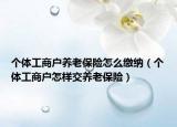 个体工商户养老保险怎么缴纳（个体工商户怎样交养老保险）