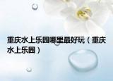 重庆水上乐园哪里最好玩（重庆水上乐园）