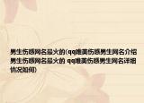 男生伤感网名最火的(qq唯美伤感男生网名介绍 男生伤感网名最火的 qq唯美伤感男生网名详细情况如何)