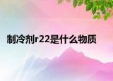 制冷剂r22是什么物质