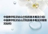 中国佛学院灵岩山分院的基本概况介绍(中国佛学院灵岩山分院的基本概况详细情况如何)