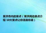 景洪市内的景点（景洪周边景点介绍 10大景点让你流连忘返）