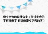 带寸字旁的是什么字（带寸字旁的字有哪些字 有哪些带寸字旁的字）